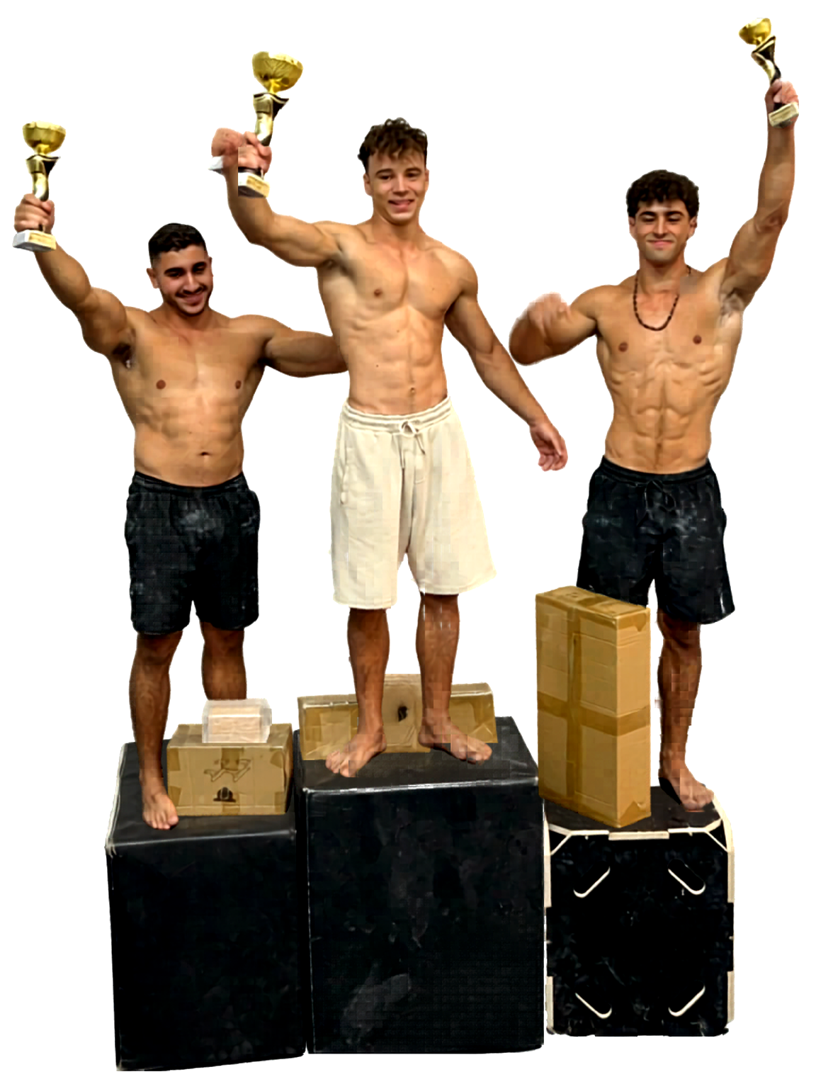 זוכי תחרות קלימה Battles על הפודיום